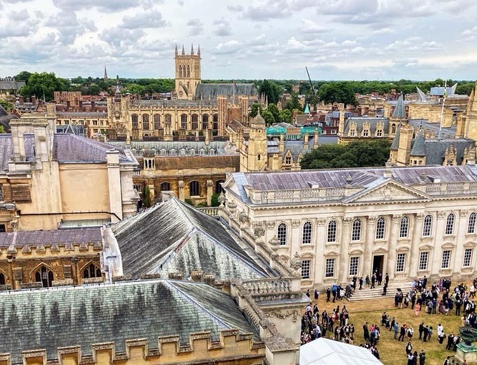 View from Kings Chapel Roof
